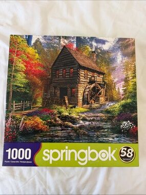SpringBok Mill Cottage 1000-Piece Jigsaw Puzzle
